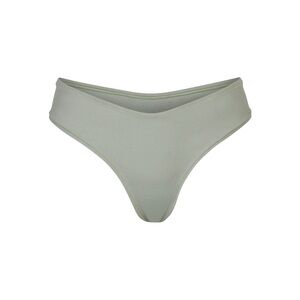 SKIMS Cotton Jersey Dipped Thong in Mineral